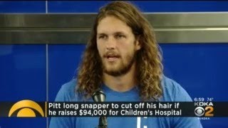 Pitt Football Captain Pledges To Cut Hair If Community Raises $94,000 For Children's Hospital