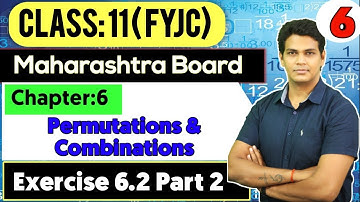 class 11 Permutation and Combination Exercise 6.2 Part 2 | Lect 6 | 11th commerce maths| VSM Academy