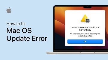 Mac OS Ventura Update Error - Installation Failed Fix