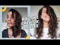 ROUTINE CHEVEUX BOUCLÉS COMPLÈTE : Je m’occupe de mes boucles molles 💁🏻‍♀️