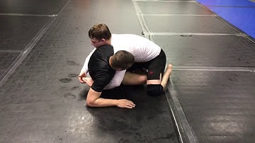 Half guard passing underhook counter