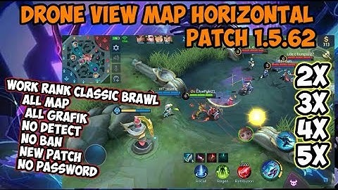 New Update Drone View Mobile Legends Map Horizontal Patch 1.5.62 - Work Rank Classic No Password