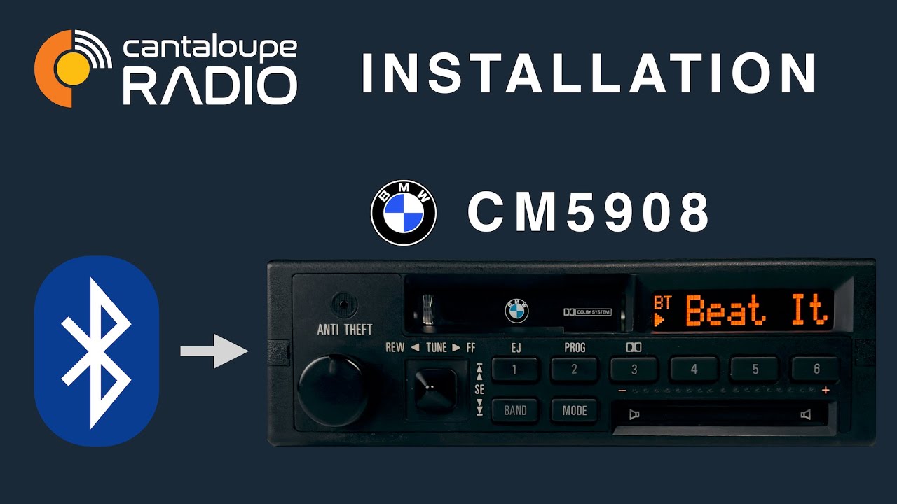 BA31 Bluetooth Retrofit Kit Installation - BMW CM5908 Radio