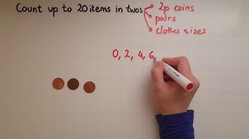 E1.2.2. Functional Skills Maths Entry 1: Count numbers up to 20 in twos