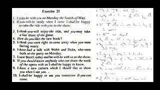 Steno Dictation __ Pitman's Exercise 21 __ Speed 60wpm