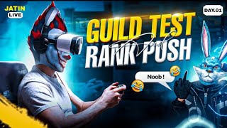 JATIN PLAY IS LIVE FREE FIRE ll RANK PUSH SERIOUS ROAD TO GRANDMASTER JOIN TEAMCODE #freefirelive