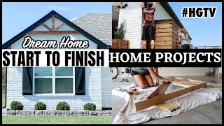 MODERN FARMHOUSE UPDATES ON A BUDGET | START TO FINISH HOME PROJECT | DIY DECORATIVE GABLE
