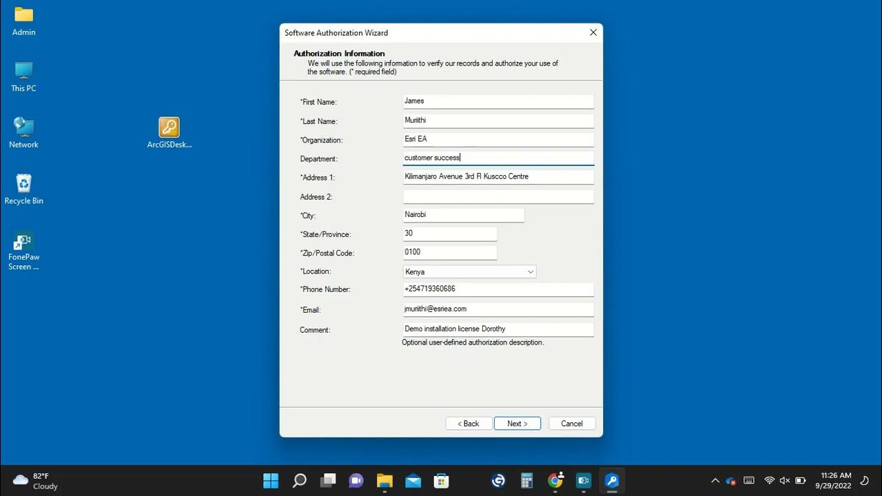 Authorizing ArcGIS Desktop license using provisioned file YouTube