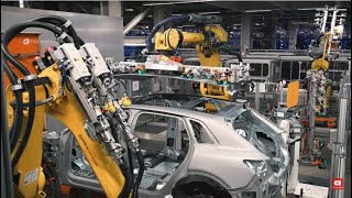 Produção 4.0 de motor e carro elétrico SUV Audi E-tron quattro