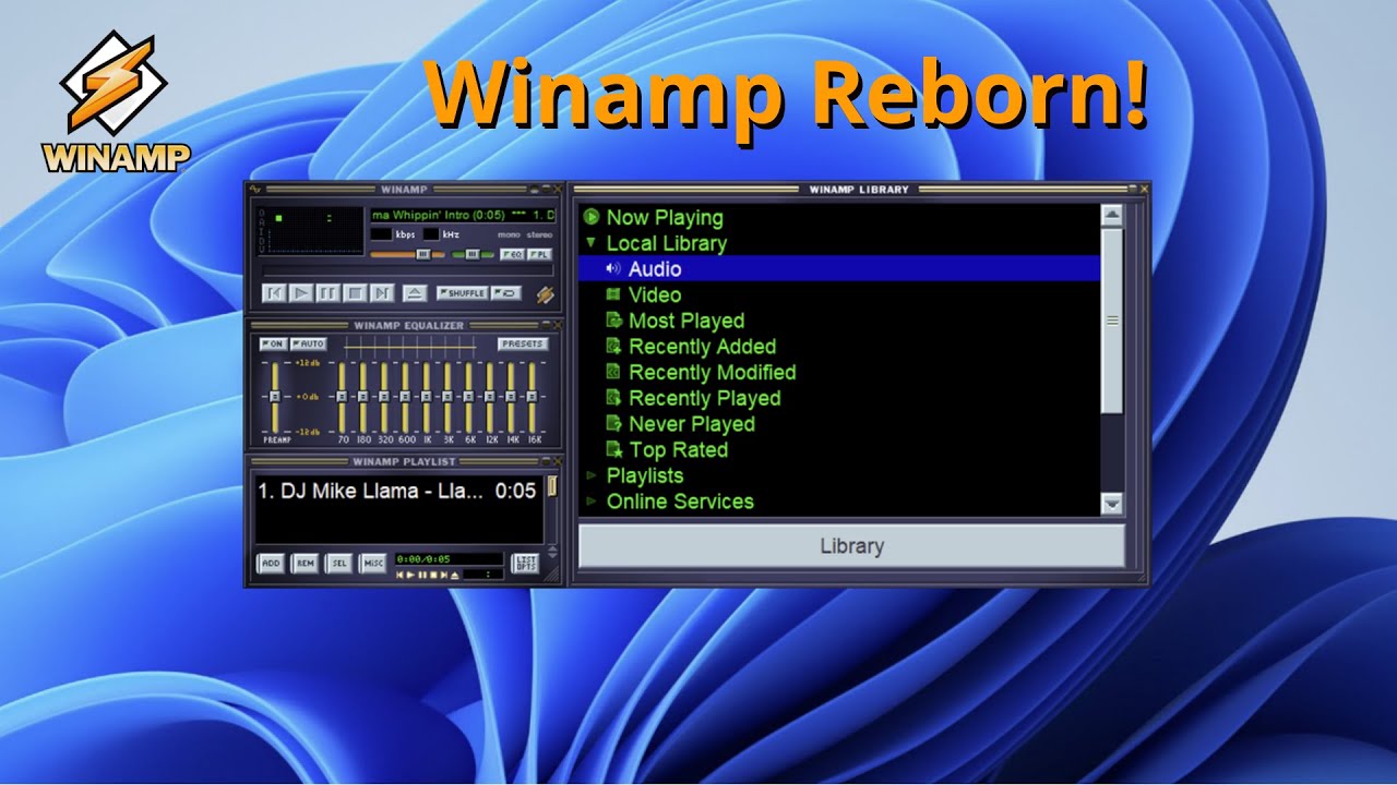 Legendary Winamp Is Reborn! - Youtube