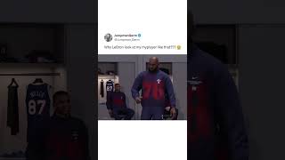 LeBron couldnt believe it 😭
Still crazy seeing LeBron in a sixers jersey.
Via h/t Jumpmangerm/x
#nba2k #gaming #funny LeBron couldnt believe it 😭