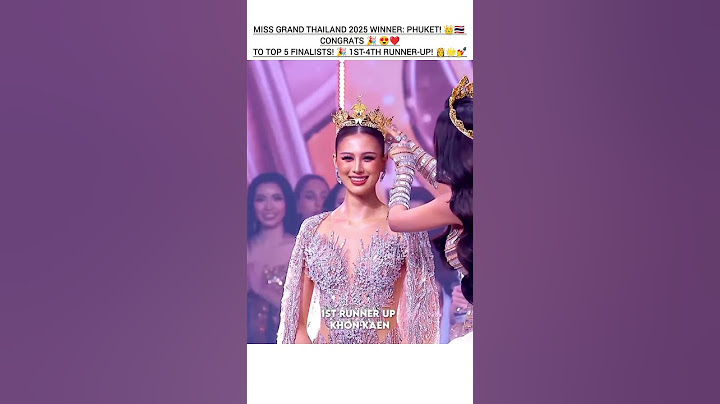 MISS GRAND THAILAND 2025: PHUKET WINS! 👑🇹🇭 TOP 5 FINALISTS! 1ST-4TH RUNNER-UP! 🎉👸💃🏻