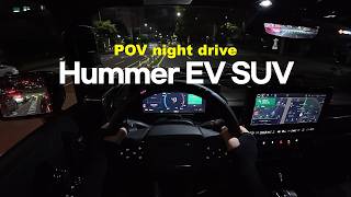 2026 GMC Hummer EV SUV POV night drive screenshot 4