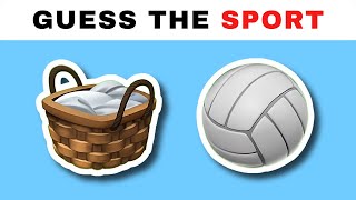 Guess the Sport by Emoji! 🏀⚽️🏈 | Fun Sports Quiz Challenge !