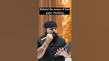 Gurpreet Sir  ने Law Paper Checking का Khola Raaz | Behind the Scenes 😱 #cafoundation #study