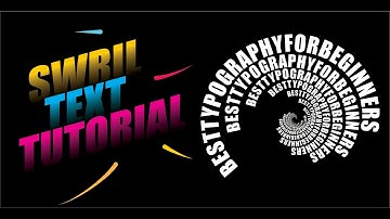 Swirl Circle Text Typography - Coreldraw Tutorial For Experts & Beginners - Ahsan Sabri