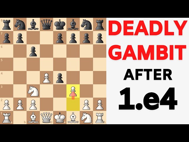 Deadly Gambit  Aggressive Chess Opening for White After 1.e4 - Remote Chess  Academy