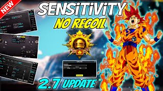 OP? SENSITIVITY FULL GYROSCOPE AFTER NEW UPDATE 2.7?| Pubg Mobile Sensitivity settings