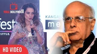 Kangana ranaut reaction on mahesh bhatt's comment to nepotism in industry