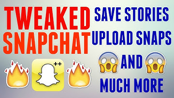 UPLOAD,SAVE,AND MORE! TWEAKED SNAPCHAT! NO COMPUTER/NO JAILBREAK