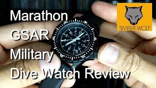 Marathon GSAR Dive Watch (Black) Unboxing and Review