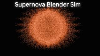 Supernova | Blender Simulation | XURUU