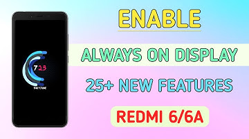 Redmi 6/6a Enable Always On Display | Always On Display | Redmi 6a Enable Aod | Redmi 6a Aod
