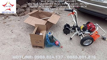 Máy cắt cỏ, xạc cỏ, xới đất đẩy tay Honda GX35 nhập Thái Lan