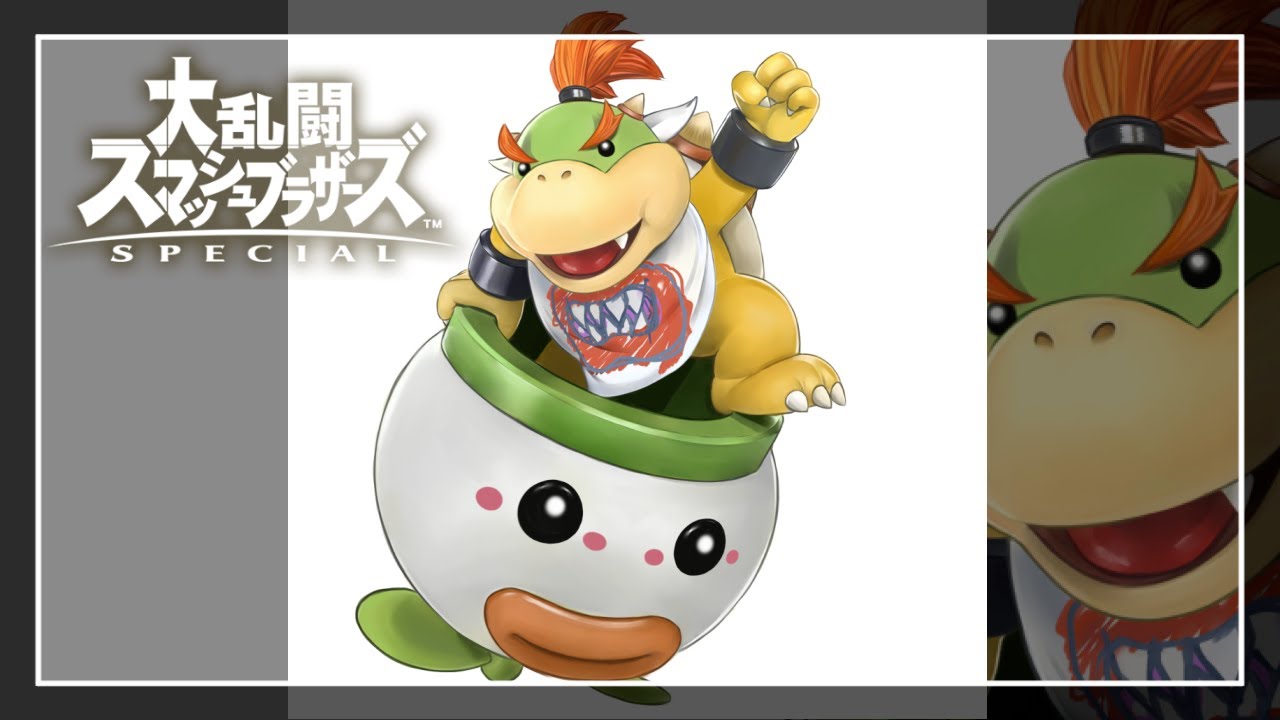 クッパjr イラストメイキング Bowser Jr Illustration Making Youtube