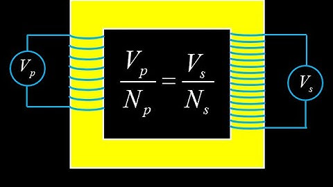 Transformer formula derivation of voltage vs. number of turns in primary vs. secondary coils.
