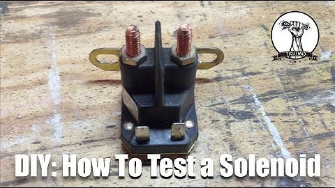 DIY: How to Test a Solenoid