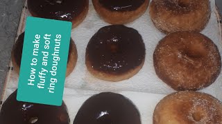 How to make fluffy and soft ring Doughnuts/Easy and Quick Recipe (step by step)