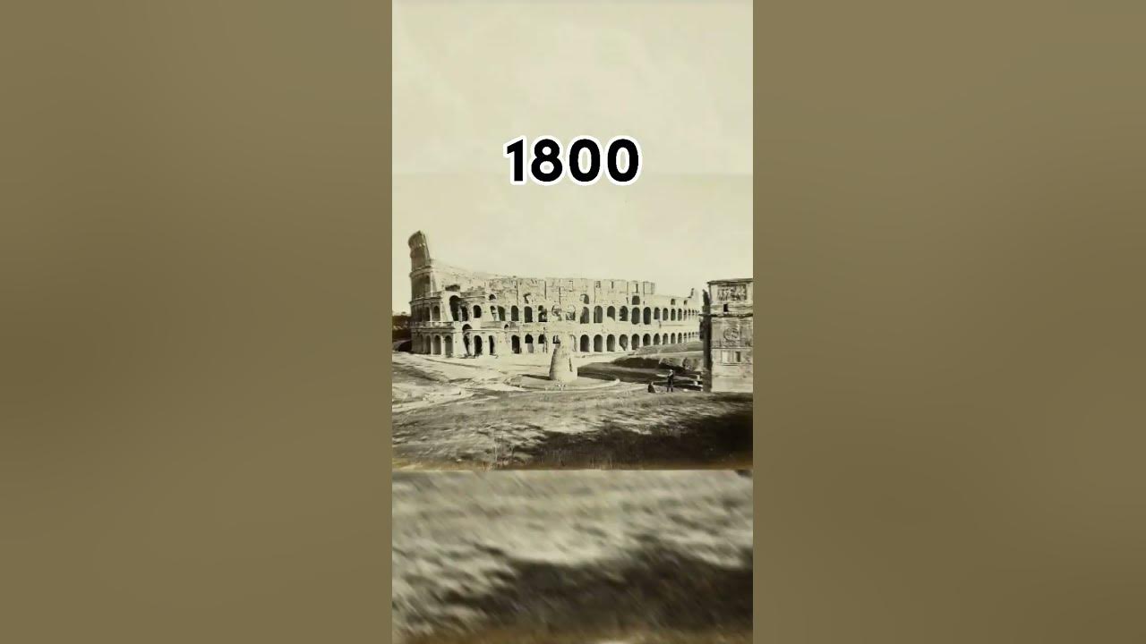 Evolution of the Colosseum, 1500 - 2023. #shorts