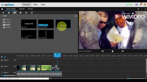 WeVideo Transitions & Text