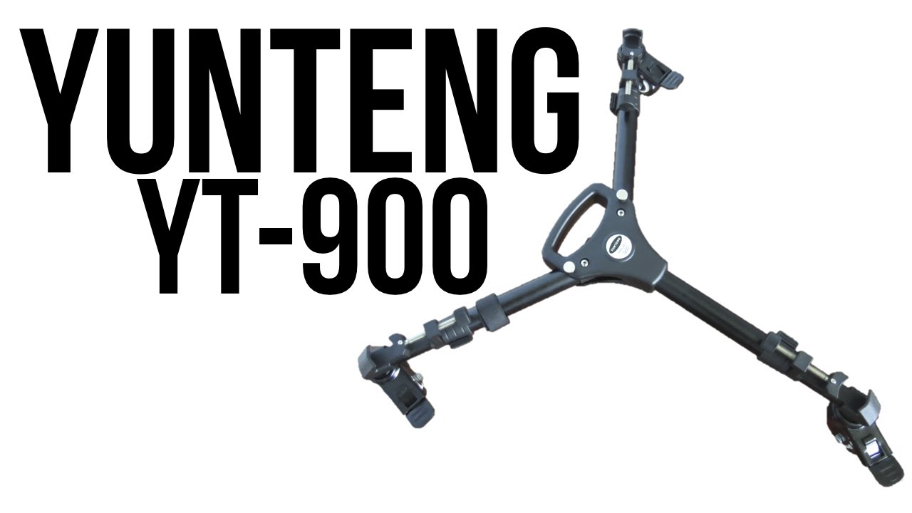 YUNTENG 900 Heavy-Duty Tripod Dolly With Rubber Wheels