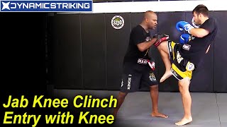 Jab Knee Clinch Entry with Knee by Rafael Cordeiro