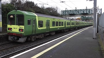IE Dart Train number 8601 - Salthill & Monkstown Station, Dublin