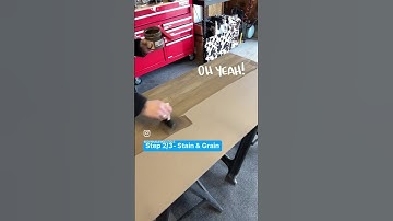 Make MDF a look like wood? YES