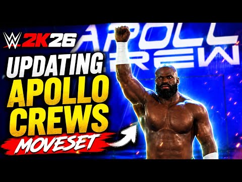 Video Apollo Crews Moveset Updates in WWE 2K26!