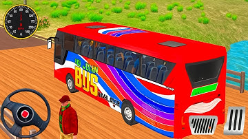Real Coach Bus Driving 3D - Uphill Bus Drive Simulator 2025 - Android GamePlay
