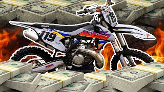 How Much Does It Cost To Rebuild A Dirt Bike? - Total Cost KTM 250 SX 2 STROKE Rebuild Restoration