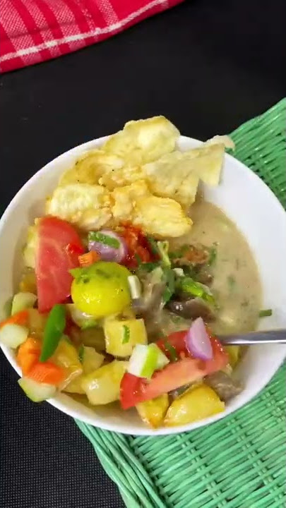 Cara membuat Soto Betawi daging babat ,mantul