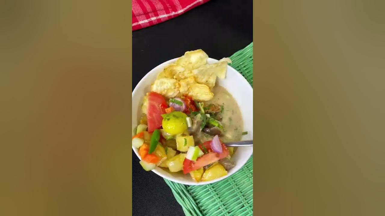 Cara membuat Soto Betawi daging babat ,mantul