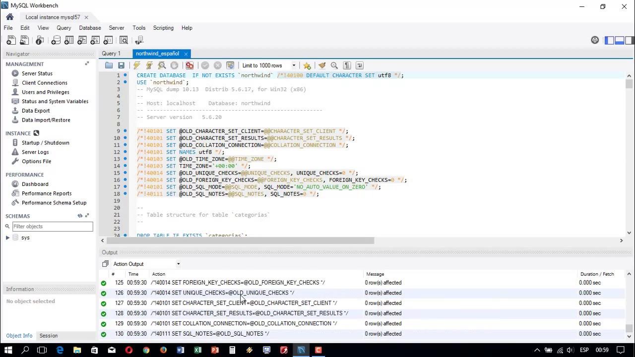 Northwind Mysql Español - YouTube