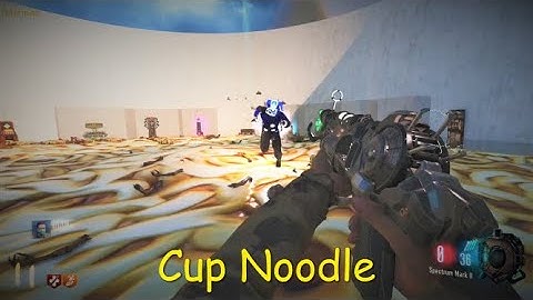 Zombies inside a ramen cup noodle? with Wonder Weapon Mod! (BO3 Custom Zombies Map Gameplay)