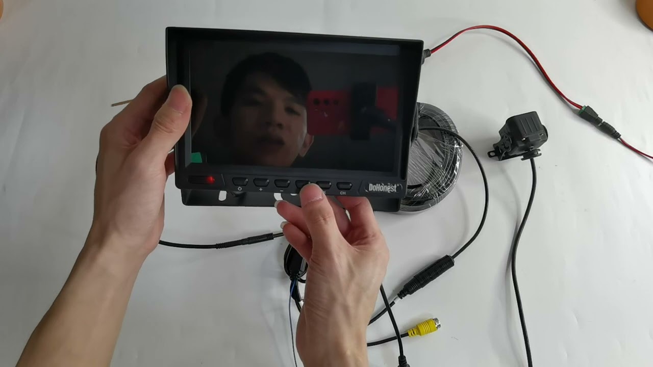 バックモニター バックカメラ 有線リアカメラ 7インチIPSモニター