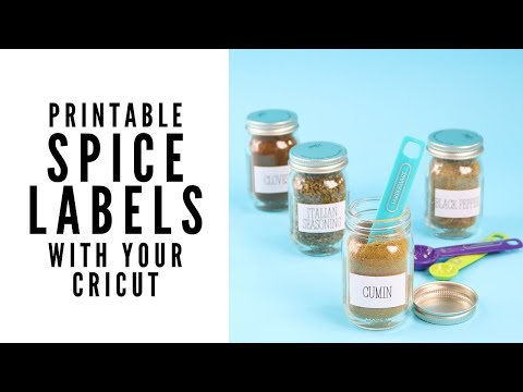 Spice Jar Labels  Printable Crafts – Everyday Dishes