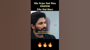 Allu Arjun and Atlee Aa22xa6 #shorts #shortvideo #trendingshorts