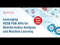 Leveraging rcsb pdb apis for bioinformatics analyses and machine learning