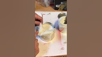 How to pour paint from a can without getting the can dirty with paint. With masking tape
